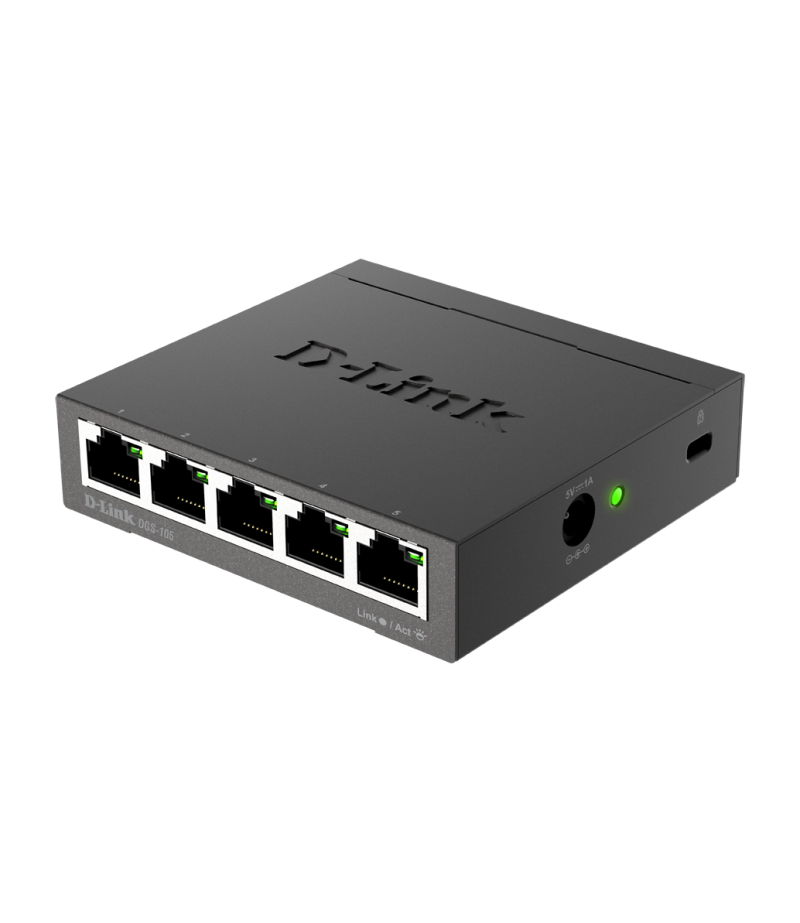 DLINK DGS-105   5 PORT NETWORK SWITCH